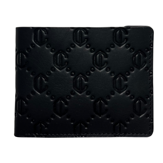 Real Leather Wallet Embossed In Black | IMPORTED